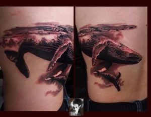 фото тату рыба кит от 07.12.2017 №180 - fish whale tattoo - tattoo-photo.ru