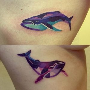 фото тату рыба кит от 07.12.2017 №192 - fish whale tattoo - tattoo-photo.ru