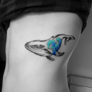 фото тату рыба кит от 07.12.2017 №195 - fish whale tattoo - tattoo-photo.ru