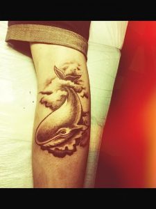 фото тату рыба кит от 07.12.2017 №202 - fish whale tattoo - tattoo-photo.ru