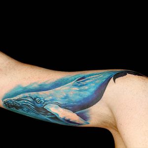 фото тату рыба кит от 07.12.2017 №204 - fish whale tattoo - tattoo-photo.ru