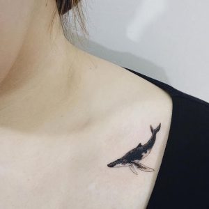 фото тату рыба кит от 07.12.2017 №206 - fish whale tattoo - tattoo-photo.ru