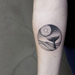 фото тату рыба кит от 07.12.2017 №208 - fish whale tattoo - tattoo-photo.ru