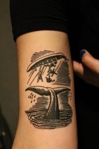 фото тату рыба кит от 07.12.2017 №210 - fish whale tattoo - tattoo-photo.ru