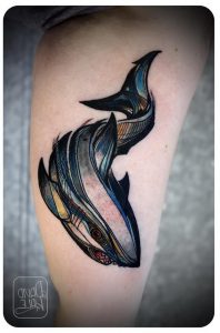 фото тату рыба кит от 07.12.2017 №215 - fish whale tattoo - tattoo-photo.ru