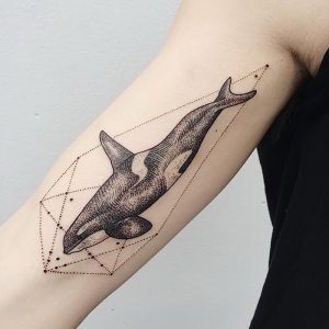 фото тату рыба кит от 07.12.2017 №227 - fish whale tattoo - tattoo-photo.ru