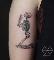 фото тату скелет от 28.12.2017 №003 — tattoo skeleton — tattoo-photo.ru