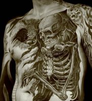 фото тату скелет от 28.12.2017 №005 — tattoo skeleton — tattoo-photo.ru
