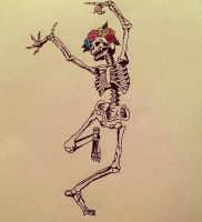 фото тату скелет от 28.12.2017 №008 — tattoo skeleton — tattoo-photo.ru