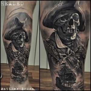 фото тату скелет от 28.12.2017 №020 - tattoo skeleton - tattoo-photo.ru