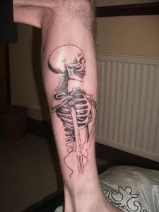 фото тату скелет от 28.12.2017 №029 - tattoo skeleton - tattoo-photo.ru 26234