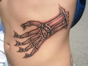 фото тату скелет от 28.12.2017 №061 - tattoo skeleton - tattoo-photo.ru