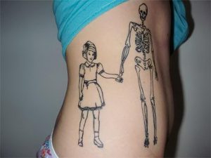 фото тату скелет от 28.12.2017 №076 - tattoo skeleton - tattoo-photo.ru 26234262