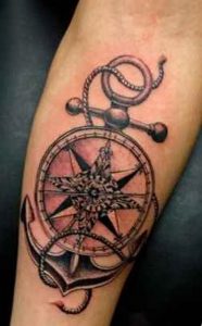 фото тату штурвал от 09.12.2017 №107 - tattoo steering wheel - tattoo-photo.ru