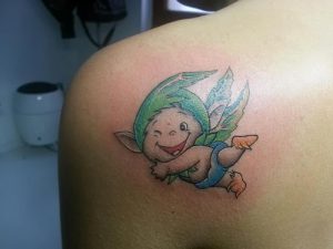 фото тату эльф от 10.12.2017 №030 - tattoo elf - tattoo-photo.ru