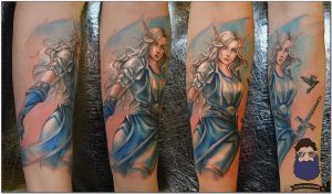 фото тату эльф от 10.12.2017 №043 - tattoo elf - tattoo-photo.ru