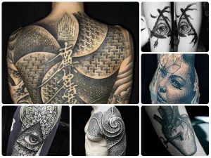 Значение тату Дотворк (Dotvork tattoo) - коллекция готовых рисунков татуировки на фото