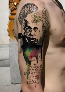 фото Абстрактные тату от 16.01.2018 №013 - Abstract tattoos - tattoo-photo.ru