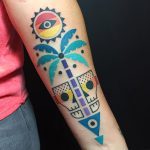 фото Абстрактные тату от 16.01.2018 №027 - Abstract tattoos - tattoo-photo.ru