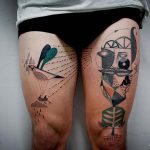 фото Абстрактные тату от 16.01.2018 №046 - Abstract tattoos - tattoo-photo.ru