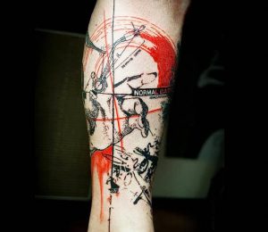 фото Абстрактные тату от 16.01.2018 №073 - Abstract tattoos - tattoo-photo.ru