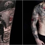 фото Абстрактные тату от 16.01.2018 №087 - Abstract tattoos - tattoo-photo.ru