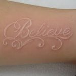 фото Белые тату от 19.02.2018 №078 - White Tattoo - tattoo-photo.ru