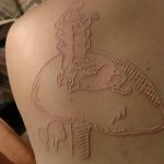 фото Белые тату от 19.02.2018 №141 - White Tattoo - tattoo-photo.ru