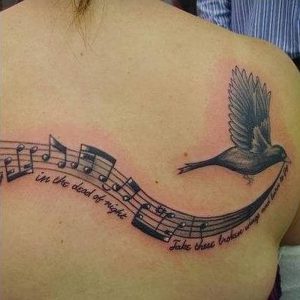 фото музыкальные тату от 08.03.2018 №093 - Musical Tattoos - tattoo-photo.ru