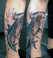 фото тату Акула молот от 23.01.2018 №110 — Tattoo Shark Hammer — tattoo-photo.ru