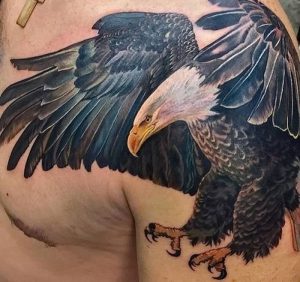 фото тату Орел от 10.03.2018 №018 - tattoo eagle - tattoo-photo.ru