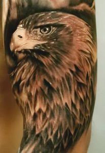 фото тату Орел от 10.03.2018 №028 - tattoo eagle - tattoo-photo.ru