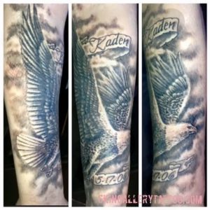 фото тату Орел от 10.03.2018 №106 - tattoo eagle - tattoo-photo.ru