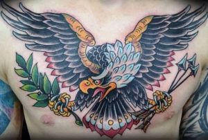 фото тату Орел от 10.03.2018 №108 - tattoo eagle - tattoo-photo.ru