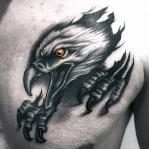 фото тату Орел от 10.03.2018 №112 - tattoo eagle - tattoo-photo.ru