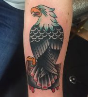фото тату Орел от 10.03.2018 №114 — tattoo eagle — tattoo-photo.ru