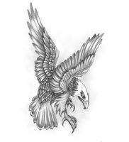 фото тату Орел от 10.03.2018 №120 — tattoo eagle — tattoo-photo.ru