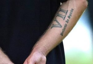 фото тату Римские цифры от 27.02.2018 №050 - tattoos Roman numerals - tattoo-photo.ru