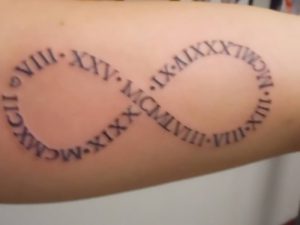 фото тату Римские цифры от 27.02.2018 №136 - tattoos Roman numerals - tattoo-photo.ru