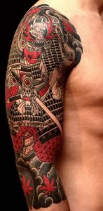 фото тату Самурай от 20.02.2018 №142 - tattoo samurai - tattoo-photo.ru