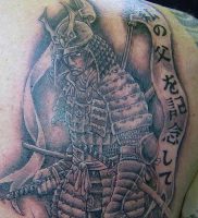 фото тату Самурай от 20.02.2018 №148 — tattoo samurai — tattoo-photo.ru