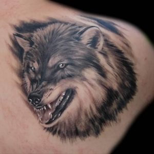 фото тату волк от 12.03.2018 №084 - tattoo wolf - tattoo-photo.ru