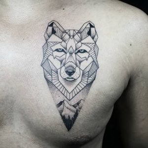 фото тату волк от 12.03.2018 №095 - tattoo wolf - tattoo-photo.ru