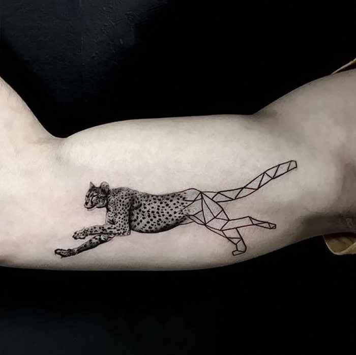 Поделиться этим. тату. от 22.01.2018 № 002 - tattoo cheetah - tattoo-photo....