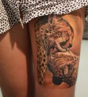 фото тату гепард от 22.01.2018 №010 — tattoo cheetah — tattoo-photo.ru
