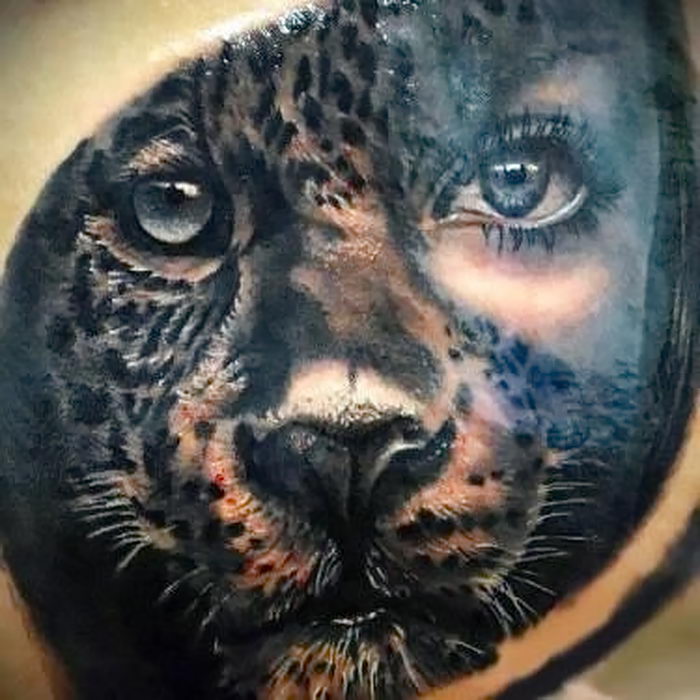 фото тату гепард от 22.01.2018 № 017 - tattoo cheetah - tattoo-photo.ru.