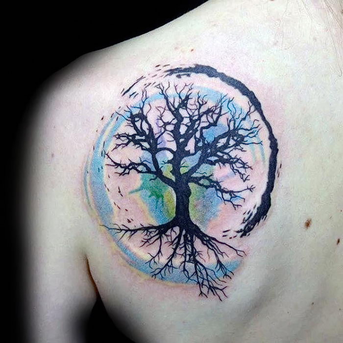 фото тату древо жизни от 09.01.2018 № 022 - tattoo tree of life - tatto...
