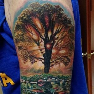 фото тату древо жизни от 09.01.2018 №129 - tattoo tree of life - tattoo-photo.ru