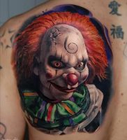 фото тату клоун от 14.01.2018 №002 — Clown tattoo — tattoo-photo.ru