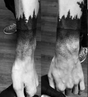 фото тату лес от 14.01.2018 №004 — forest tattoo — tattoo-photo.ru